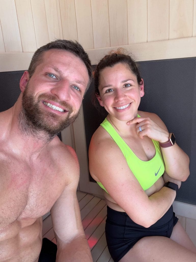 My wife and I have more than enough space in our mPulse sauna.