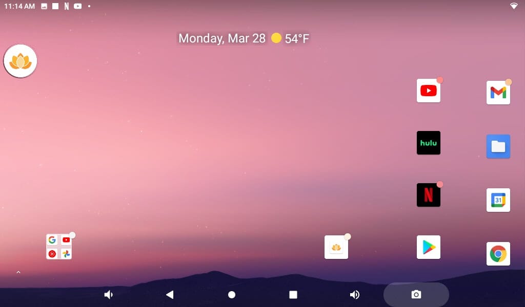 The Sunlighten mPulse comes with a full-featured Android tablet.