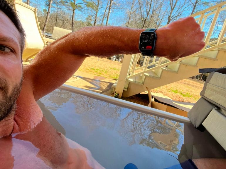 You don't have to stay for 12 minutes in the cold plunge to reap benefits