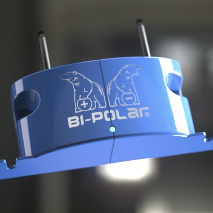 The HypoAir Bi-Polar whole home air purifier.