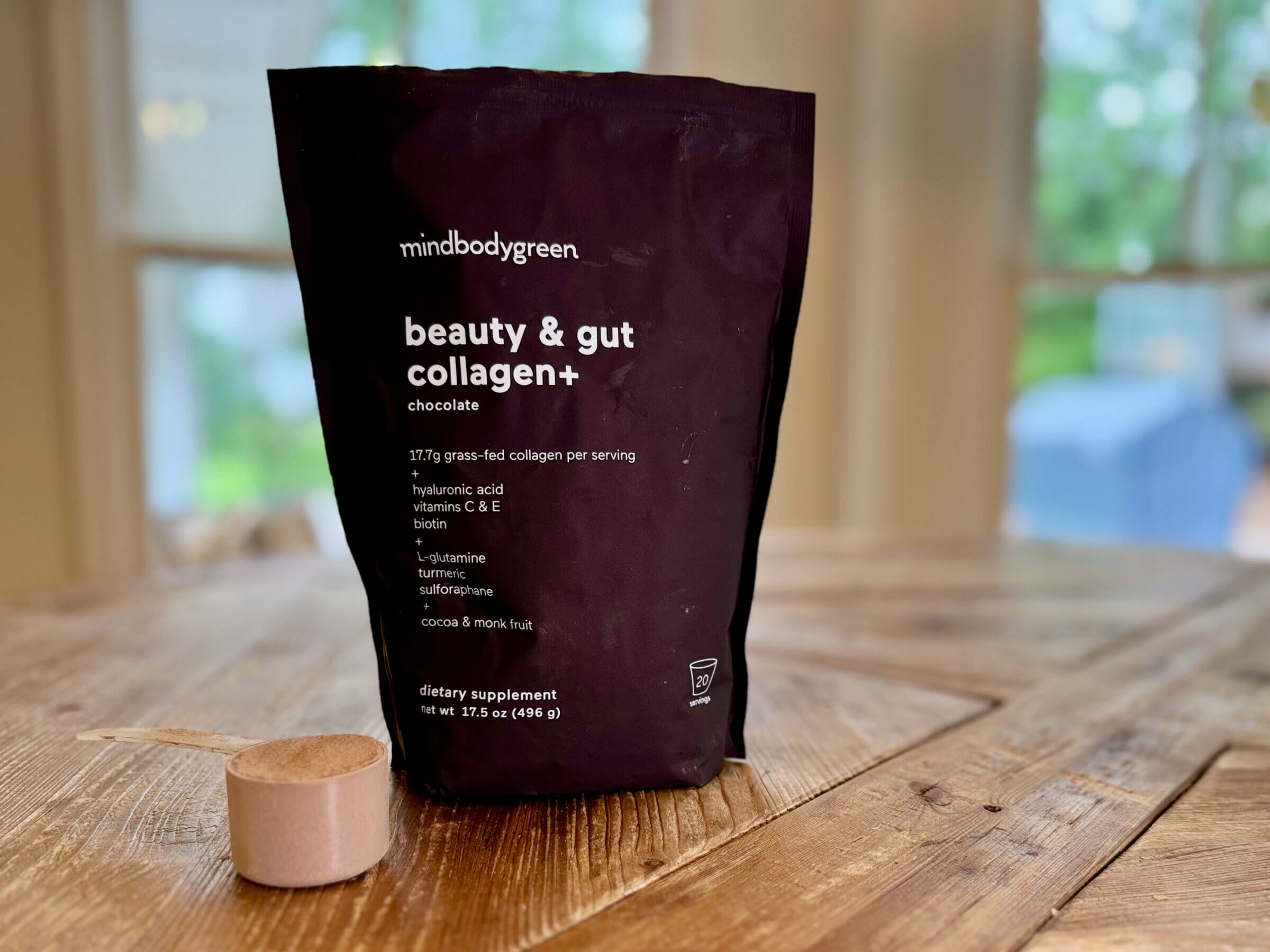 Mindbodygreen contains extra ingredients to suport skin health.