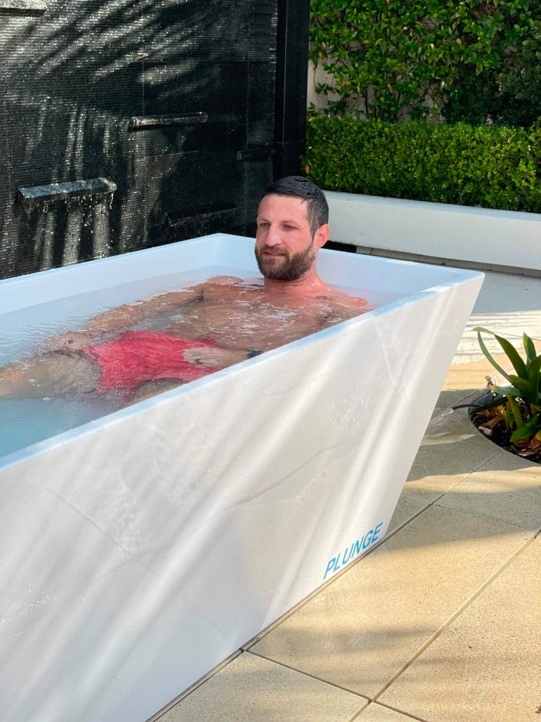 What's better than hopping into a tub full of ice cold water?