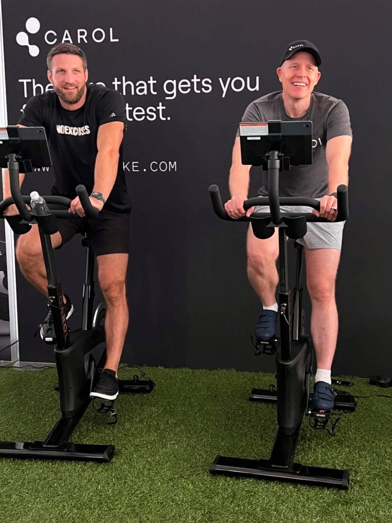 Me competing against the CEO of CAROL.