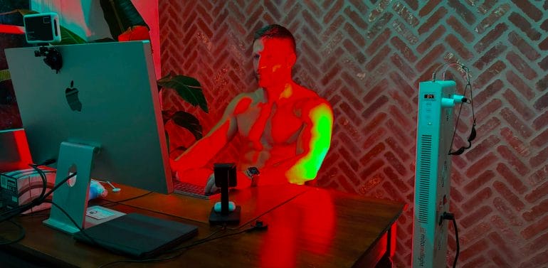 Combining OneSkin with red light therapy offers the best benefits.