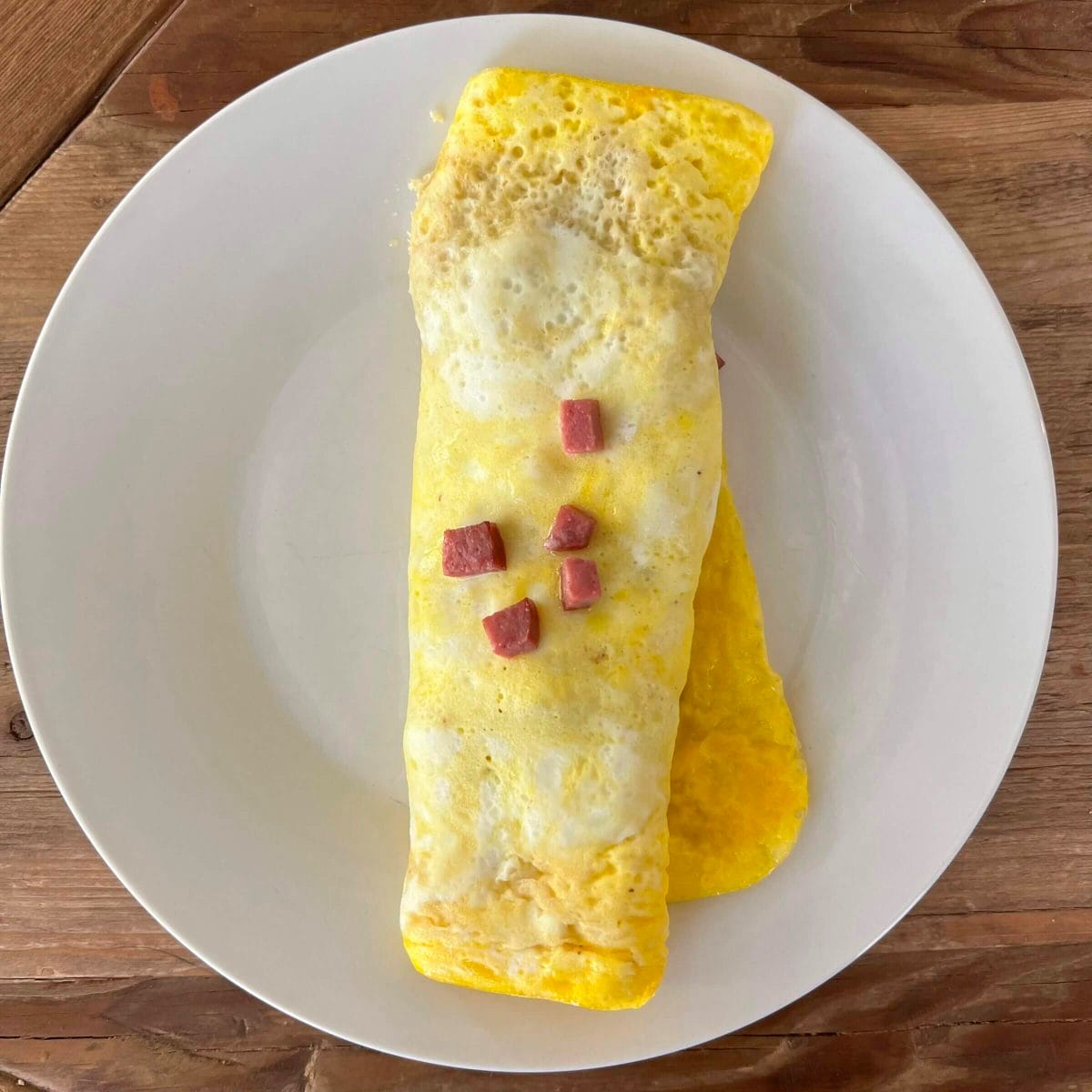 Omelet prep in the Brava oven.