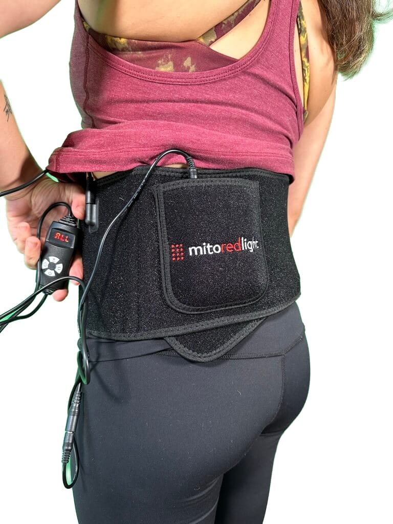 My wife is currently testing a red light therapy belt from Mito Red Light.