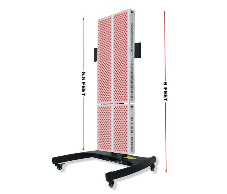 The MitoPRO series offers a modular design that allows you to stack up to four panels for full body coverage