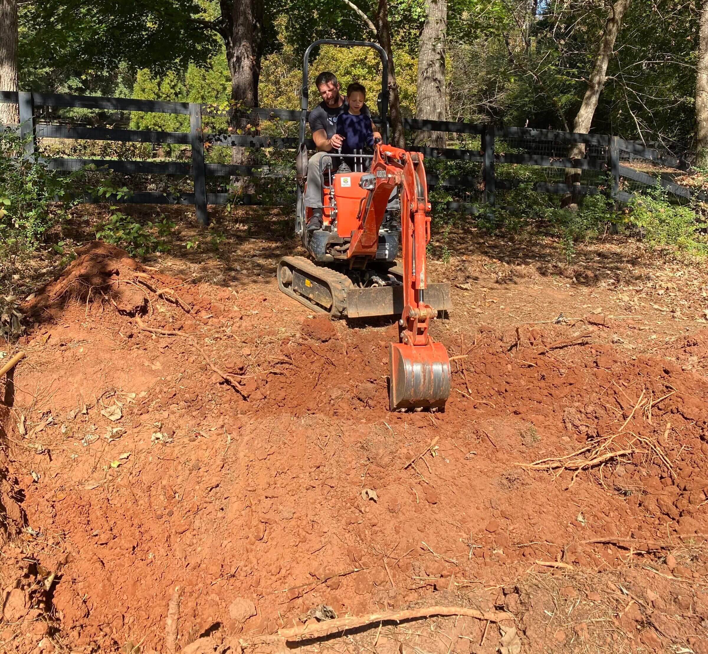 One of my favorite ways to distract myself is engaging in manual labor, like when we prepared the soil for our new rabbit burrow.