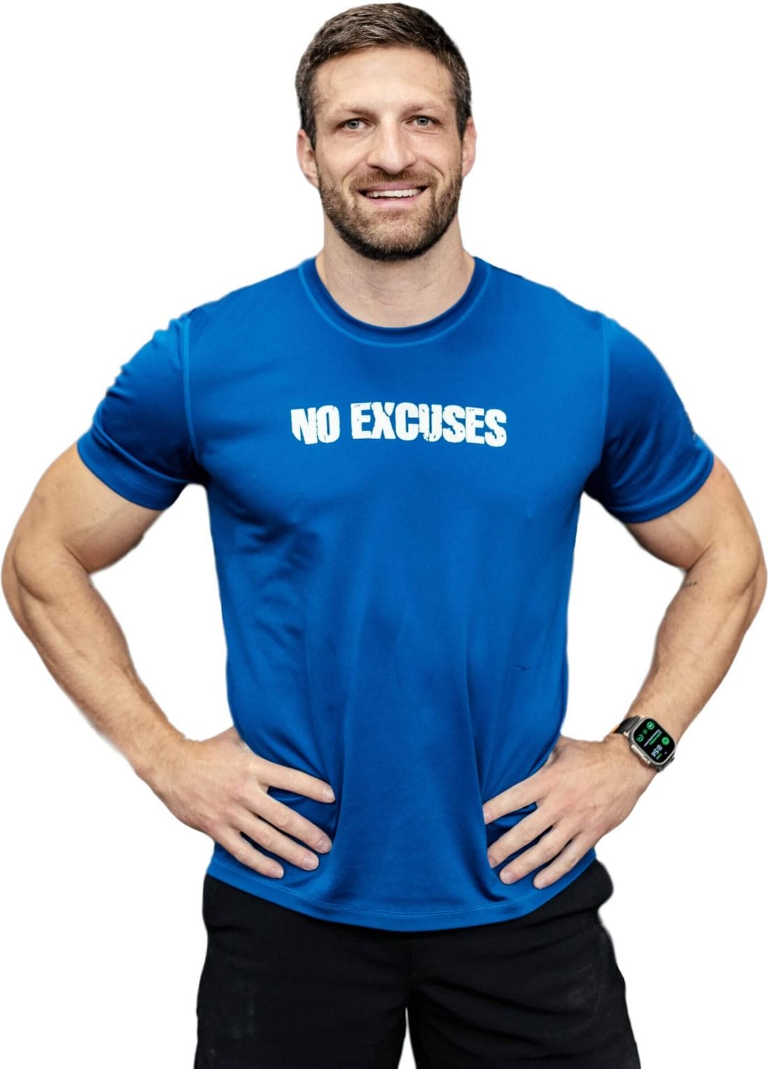 Michael Kummer with No Excuses Shirt
