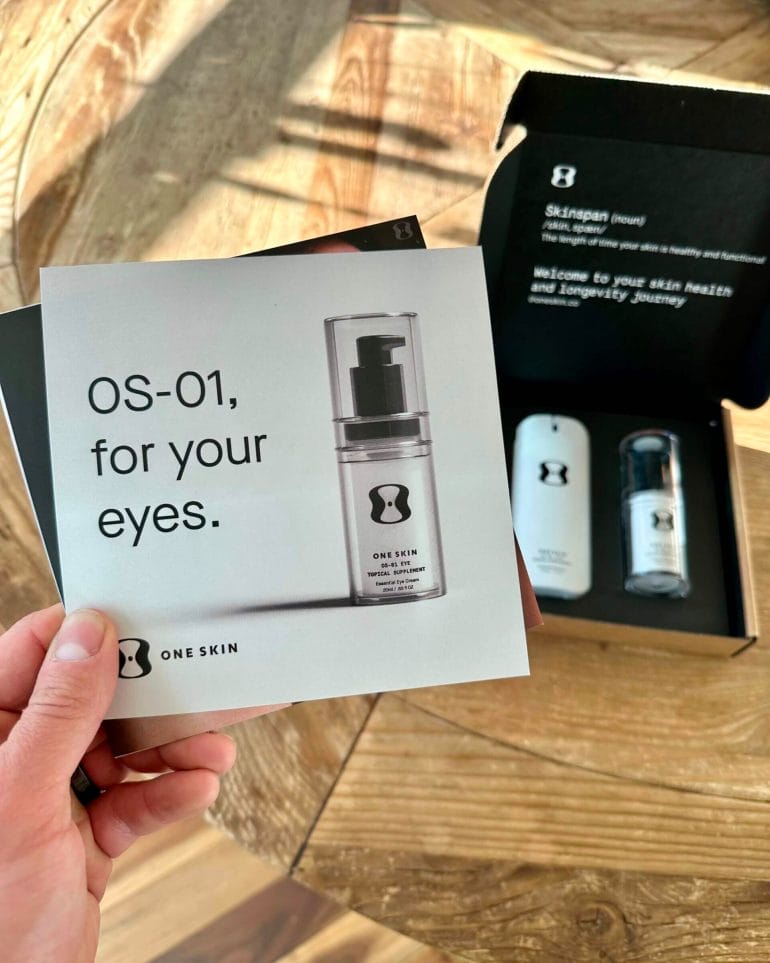 OS-01 EYE is the latest edition to One Skin's lineup