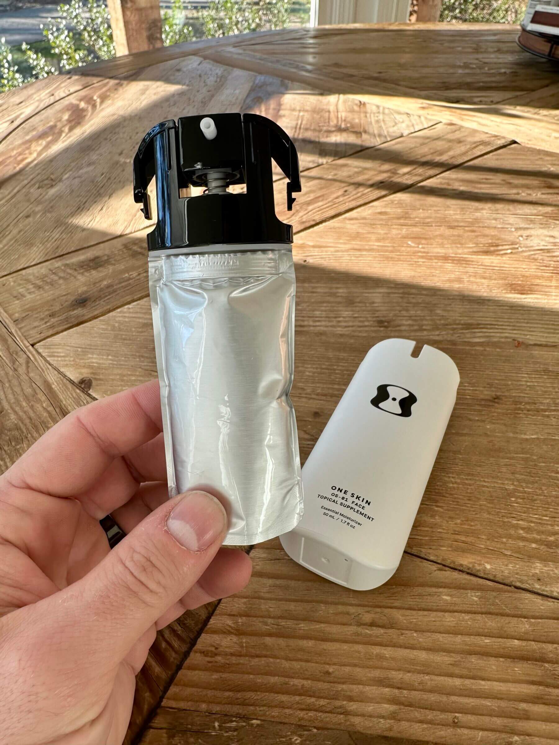 The soft pouch reduces waste and saves you money.