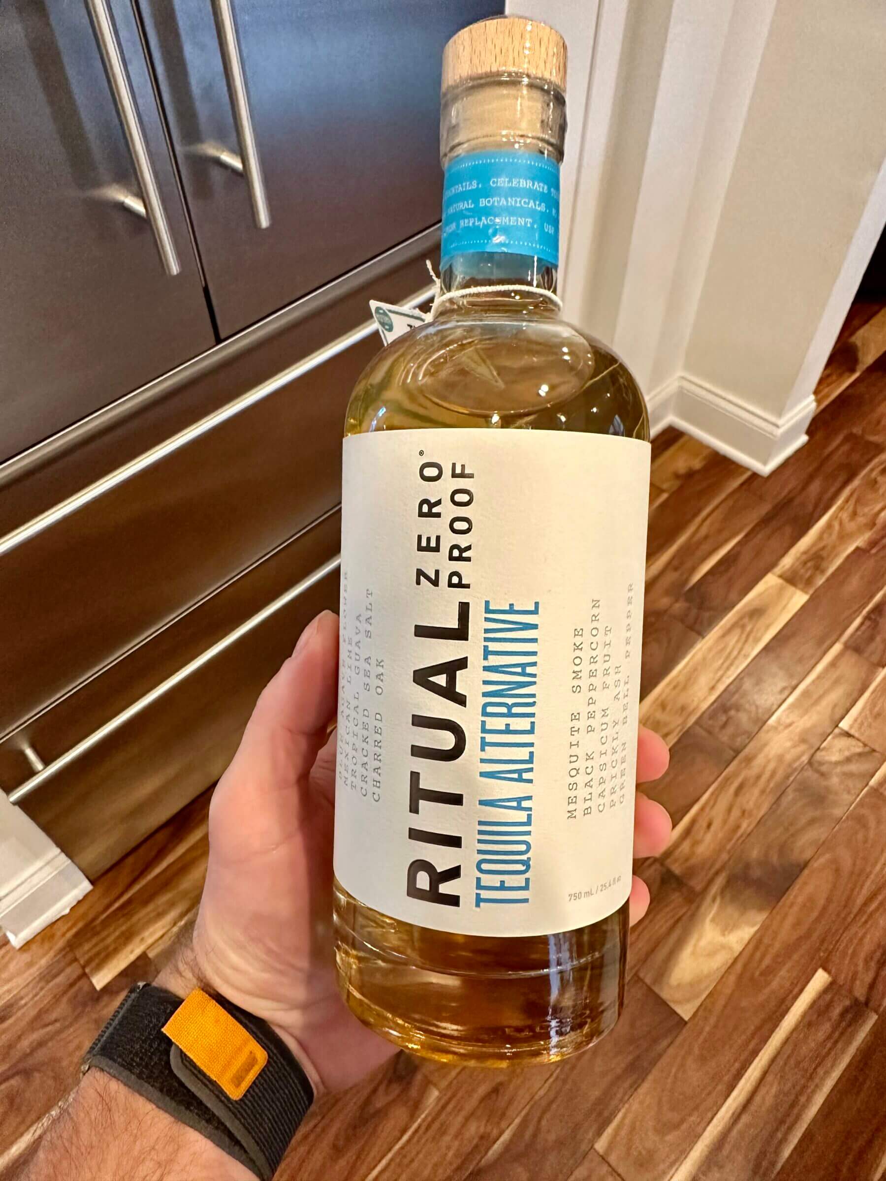 Ritual Zero Proof's Tequila Alternative tastes like alcohol but not like tequila.