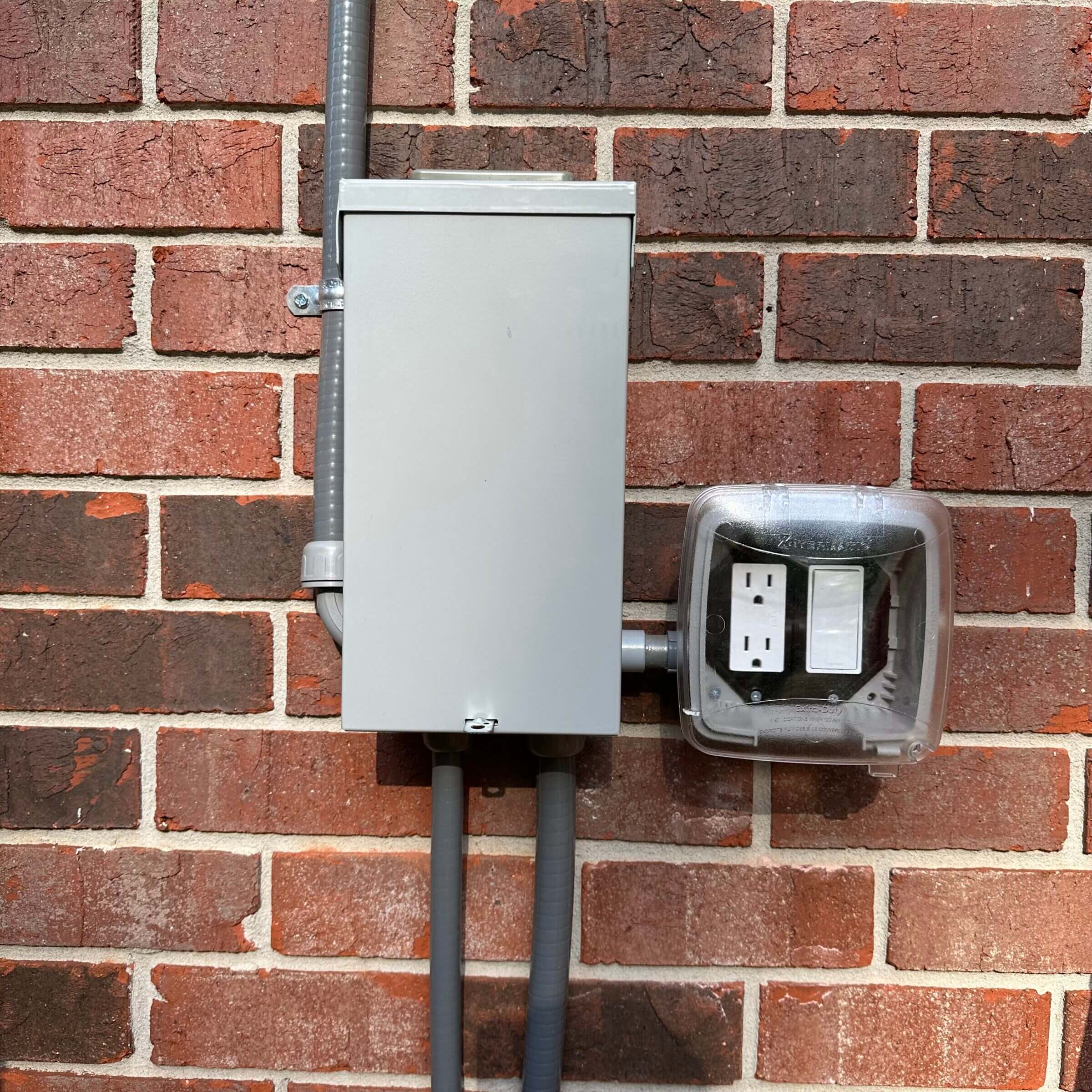 The 9kW heater in our steam sauna required the installation of a dedicated 50 amp breaker box.