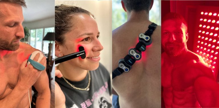 own and use several different red light therapy devices.