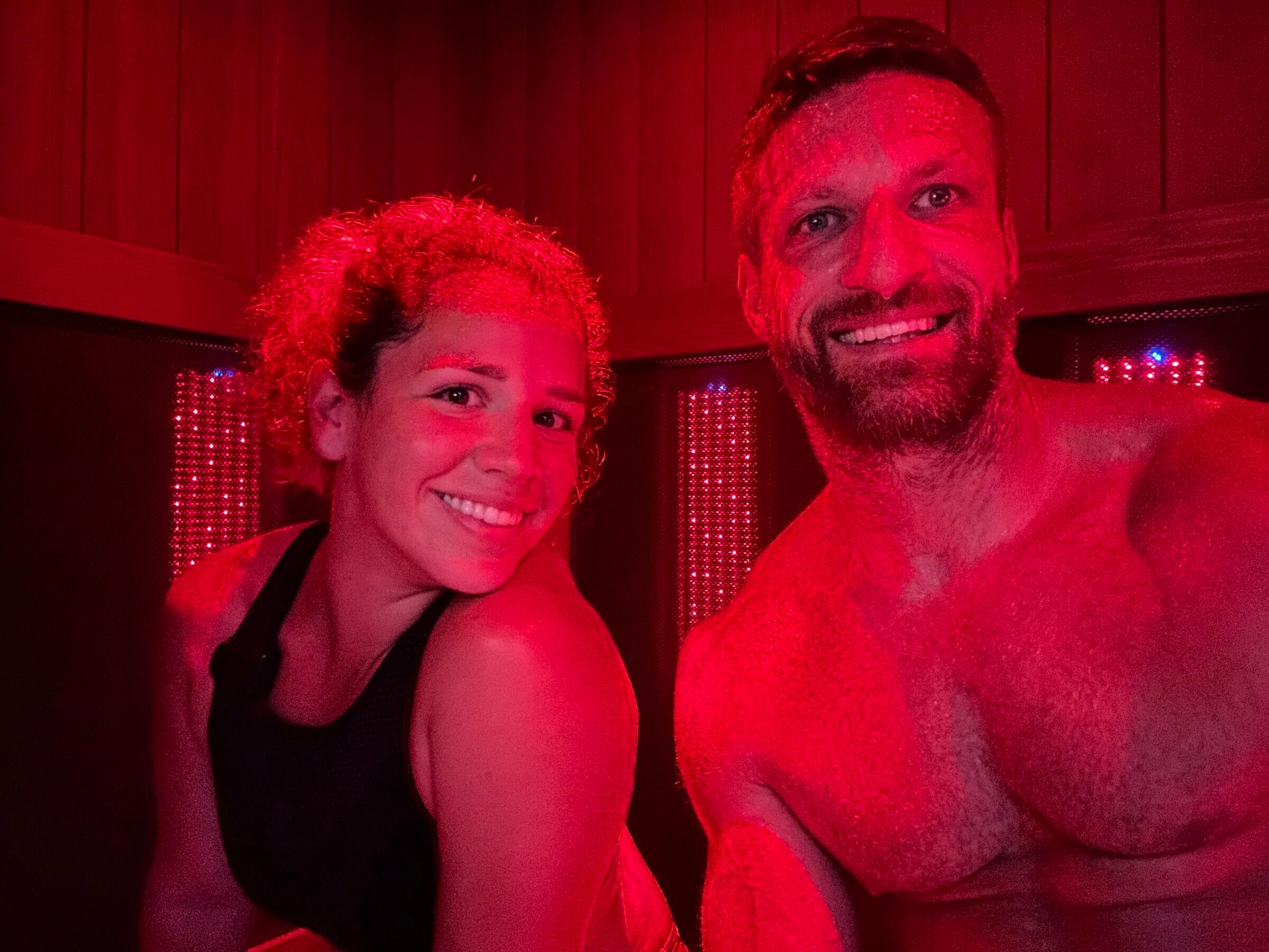 My wife and I love the combination of red and infrared light to recover from tough workouts.