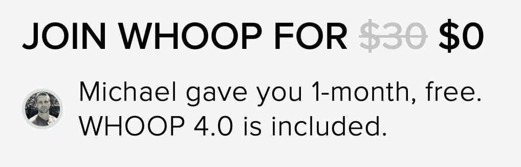 WHOOp promo code