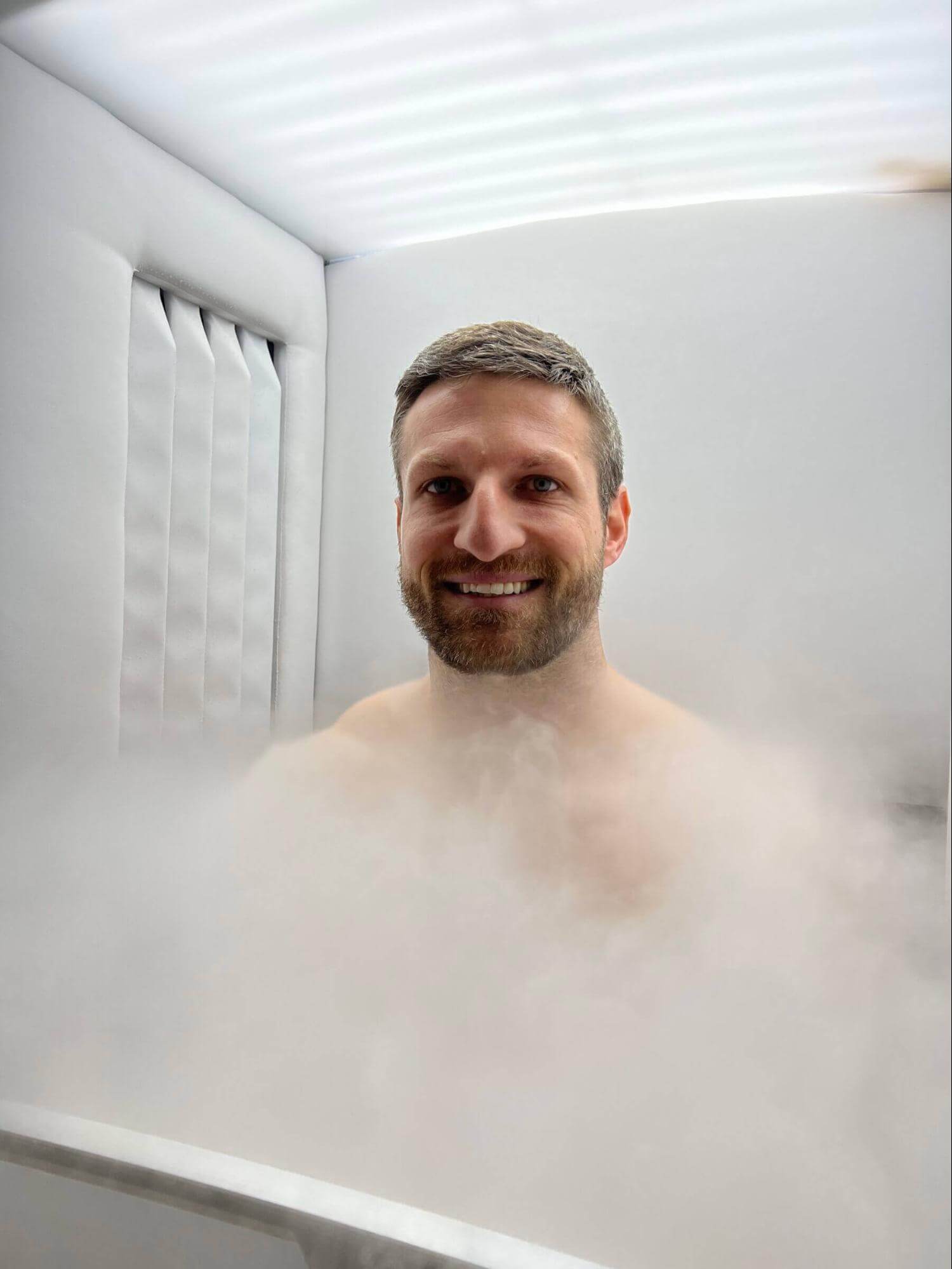 I tried cryotherapy twice to find out how it compares to cold plunging.