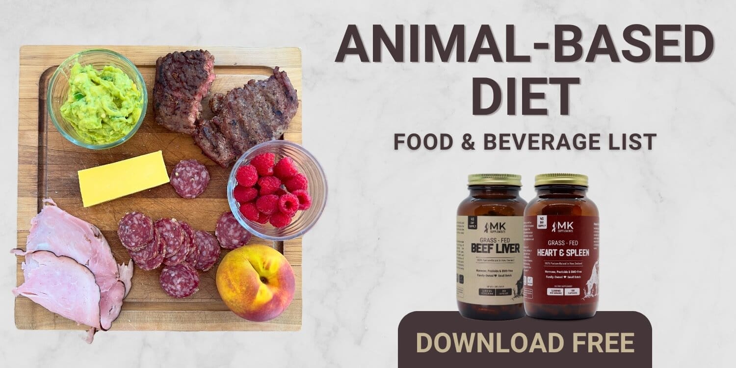 Animal based diet food list download