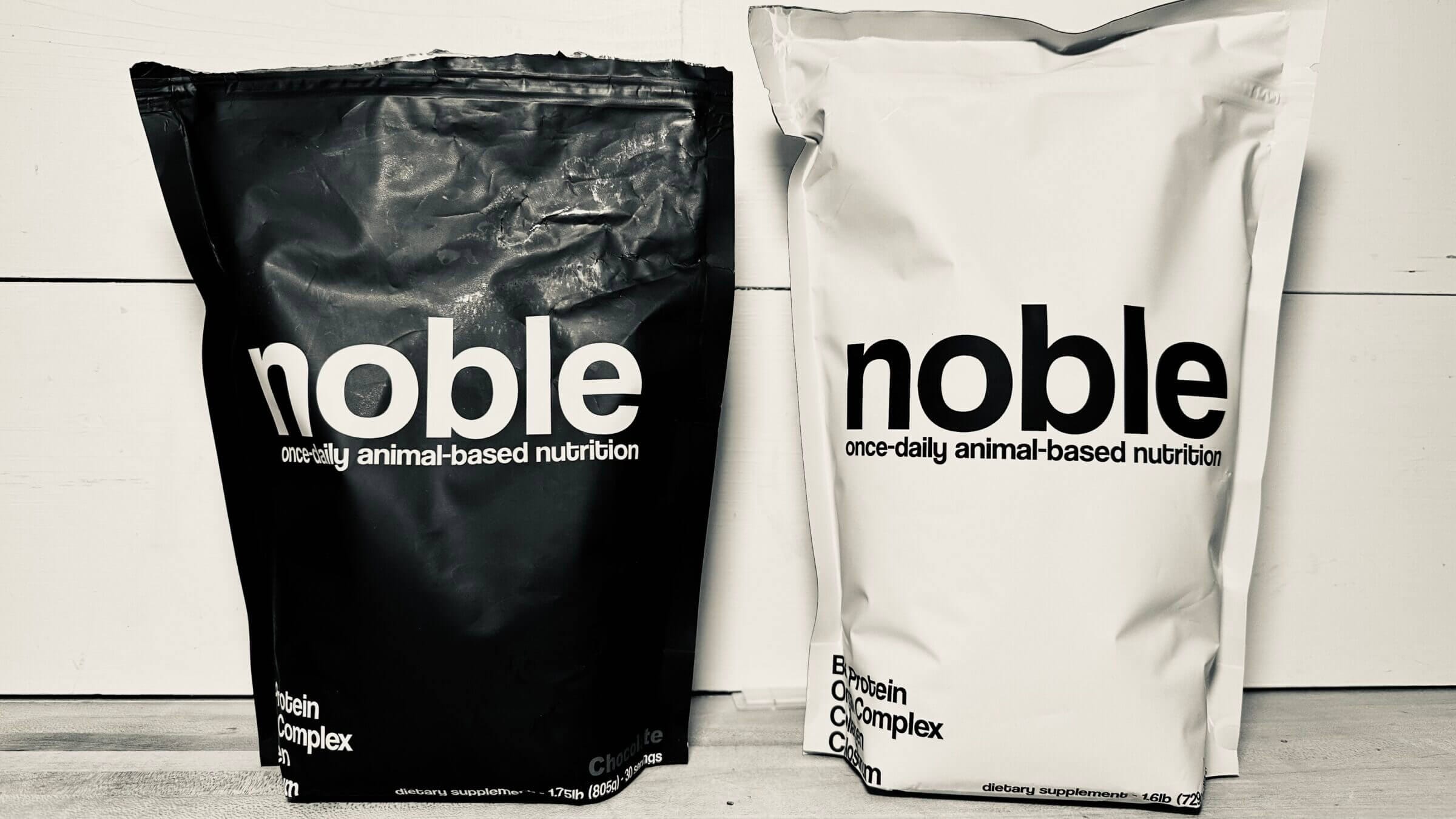 Noble is available in Chocolate and Vanilla flavors.