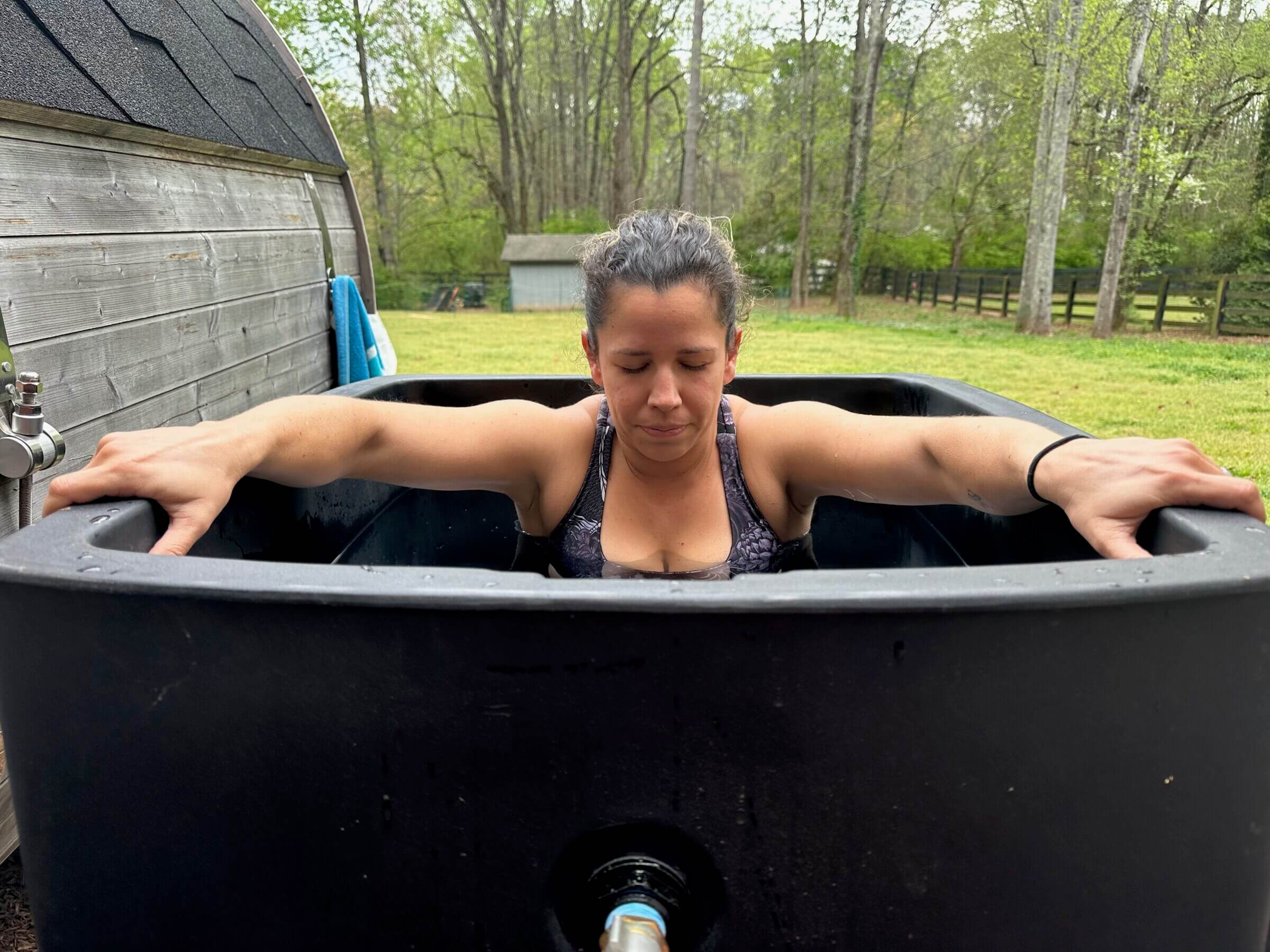 My wife started cold plunging regularly when we got the Ice Barrel 500.