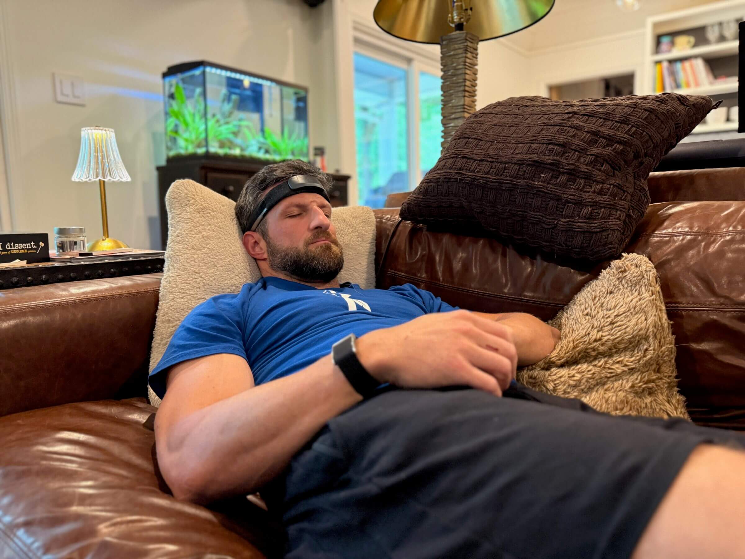 Just five minutes of meditation helps me clear my mind.