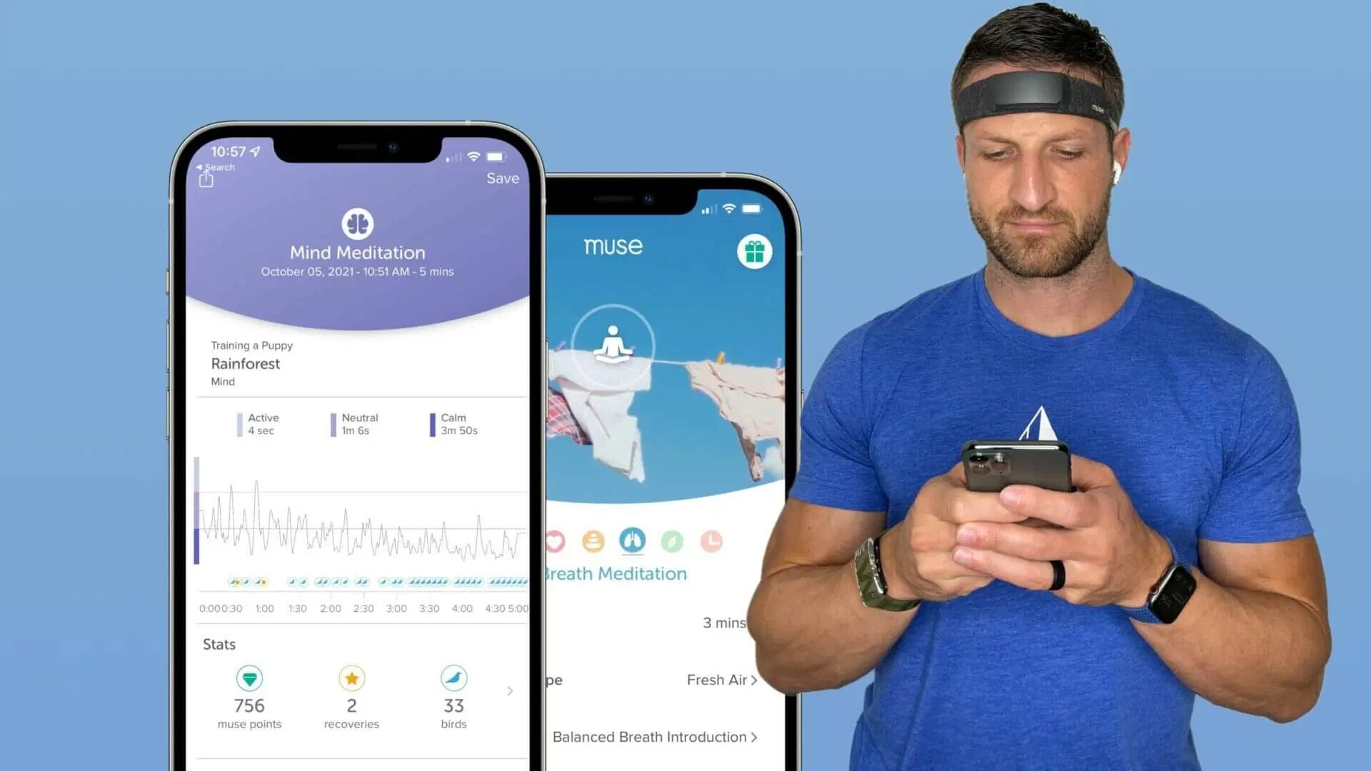 My first breath meditation session.