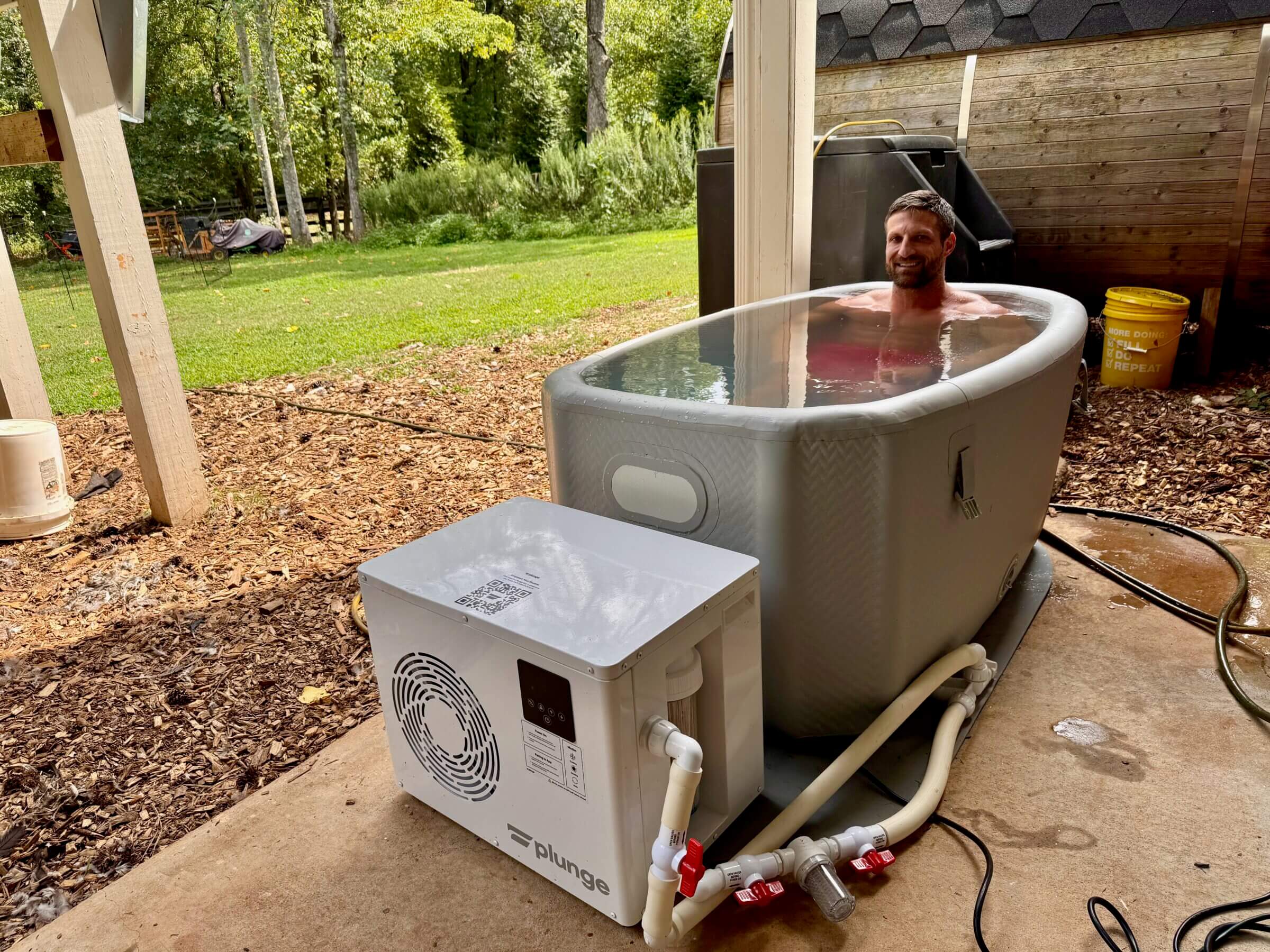 Michael Kummer testing the Plunge Air