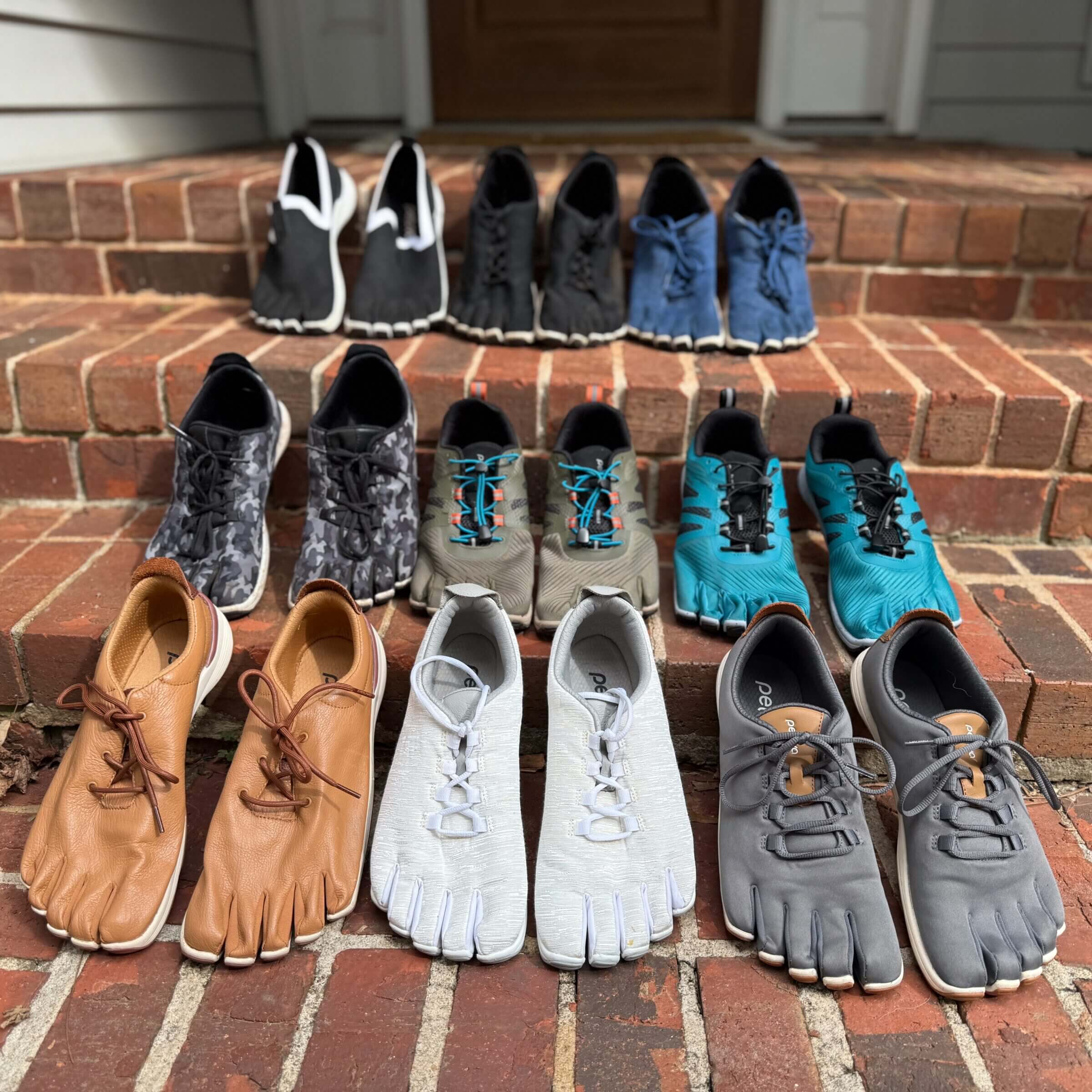 My collection of Peluva toe shoes