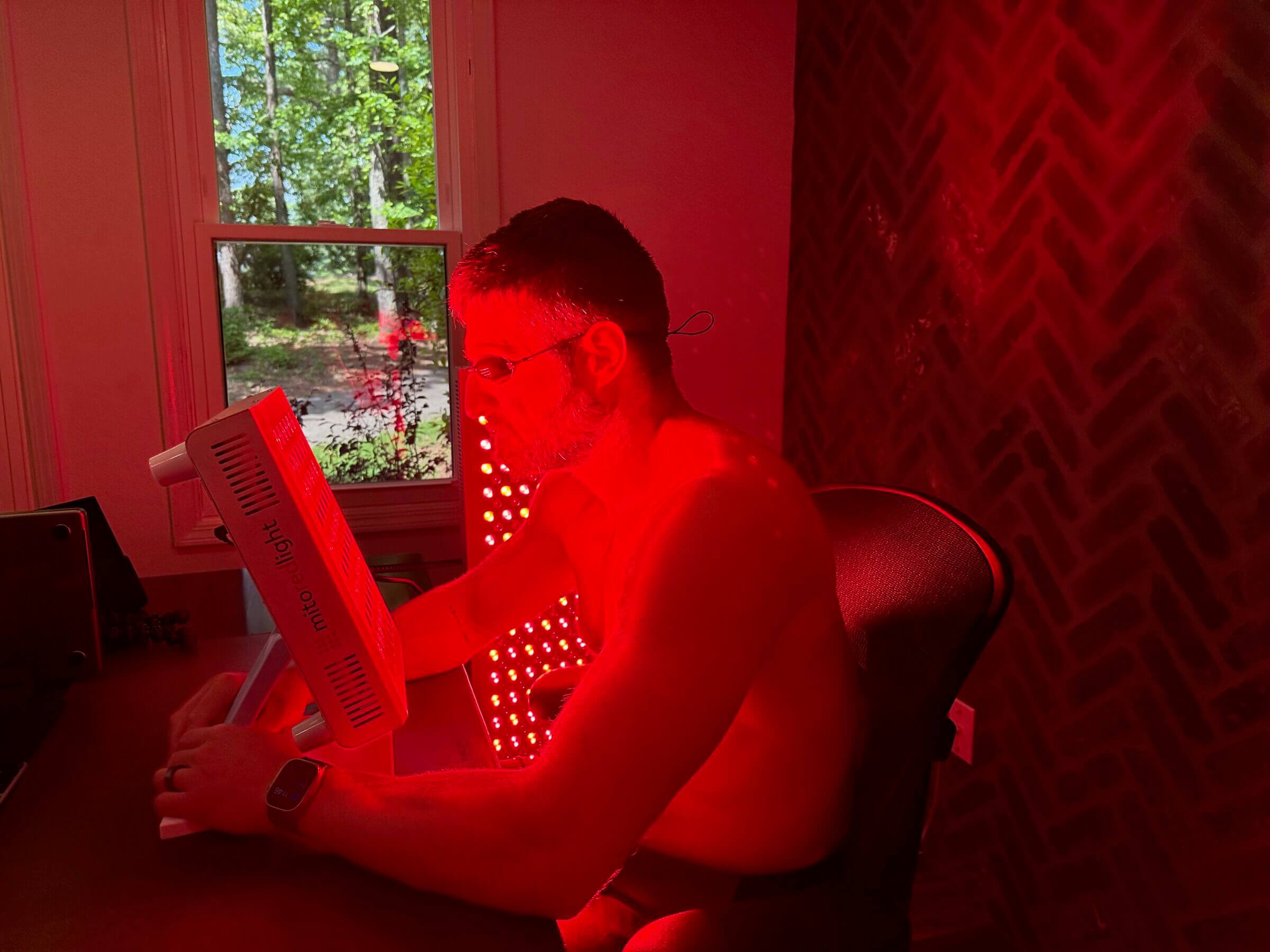 While great for skin health, a red light panel won't boost your brain health.