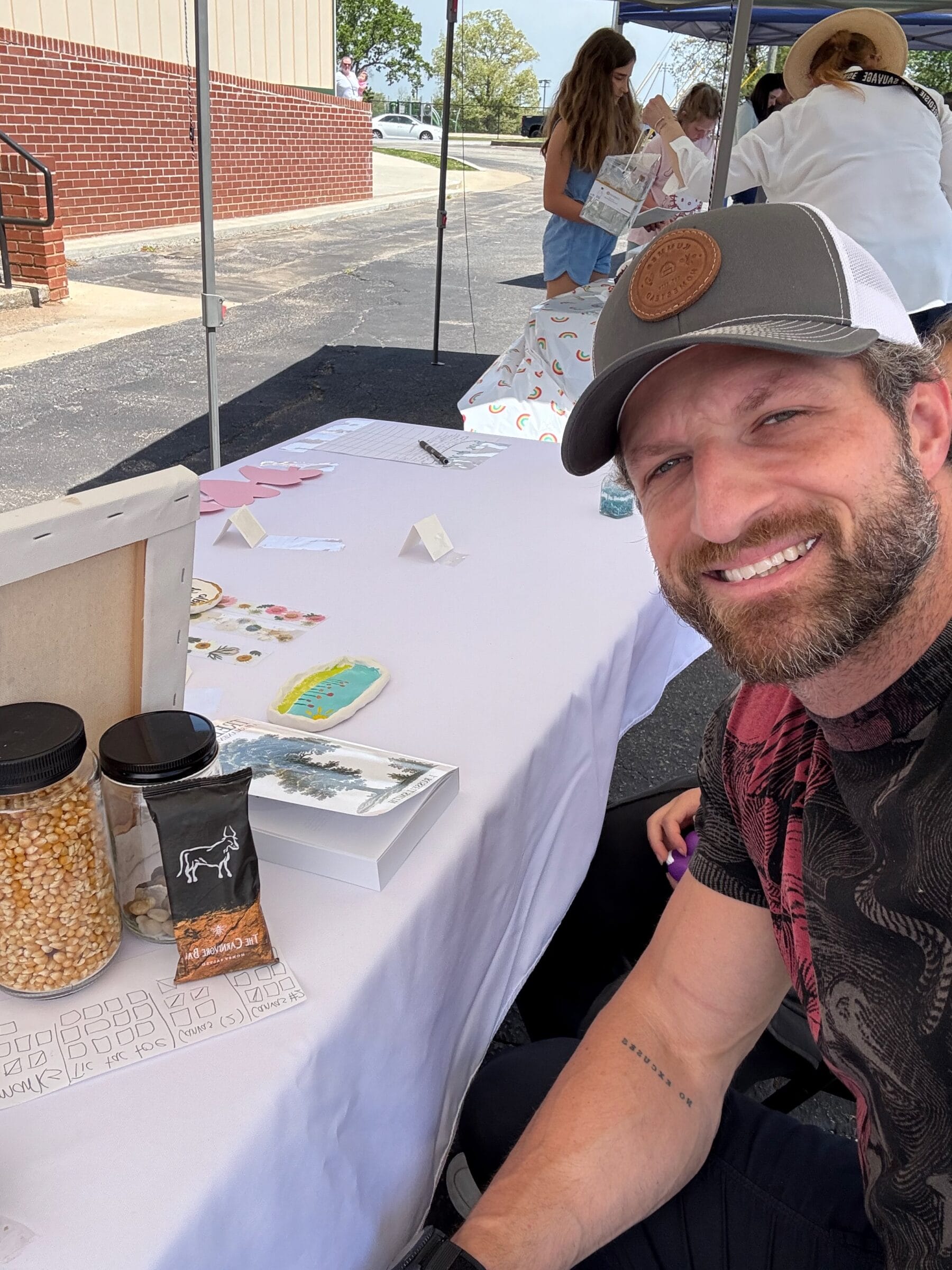 I brought a Carnivore Bar along to my daughter's homeschool fair.