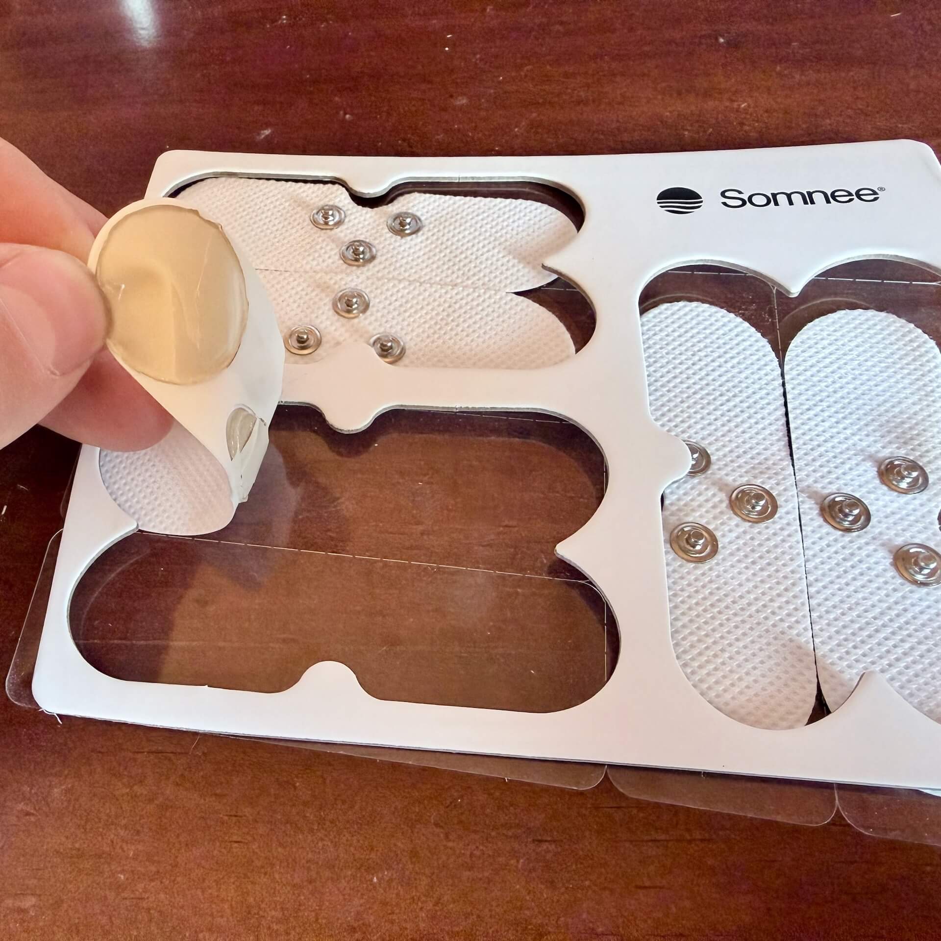 Somnee ships free replacement electrodes as part of its subscription.