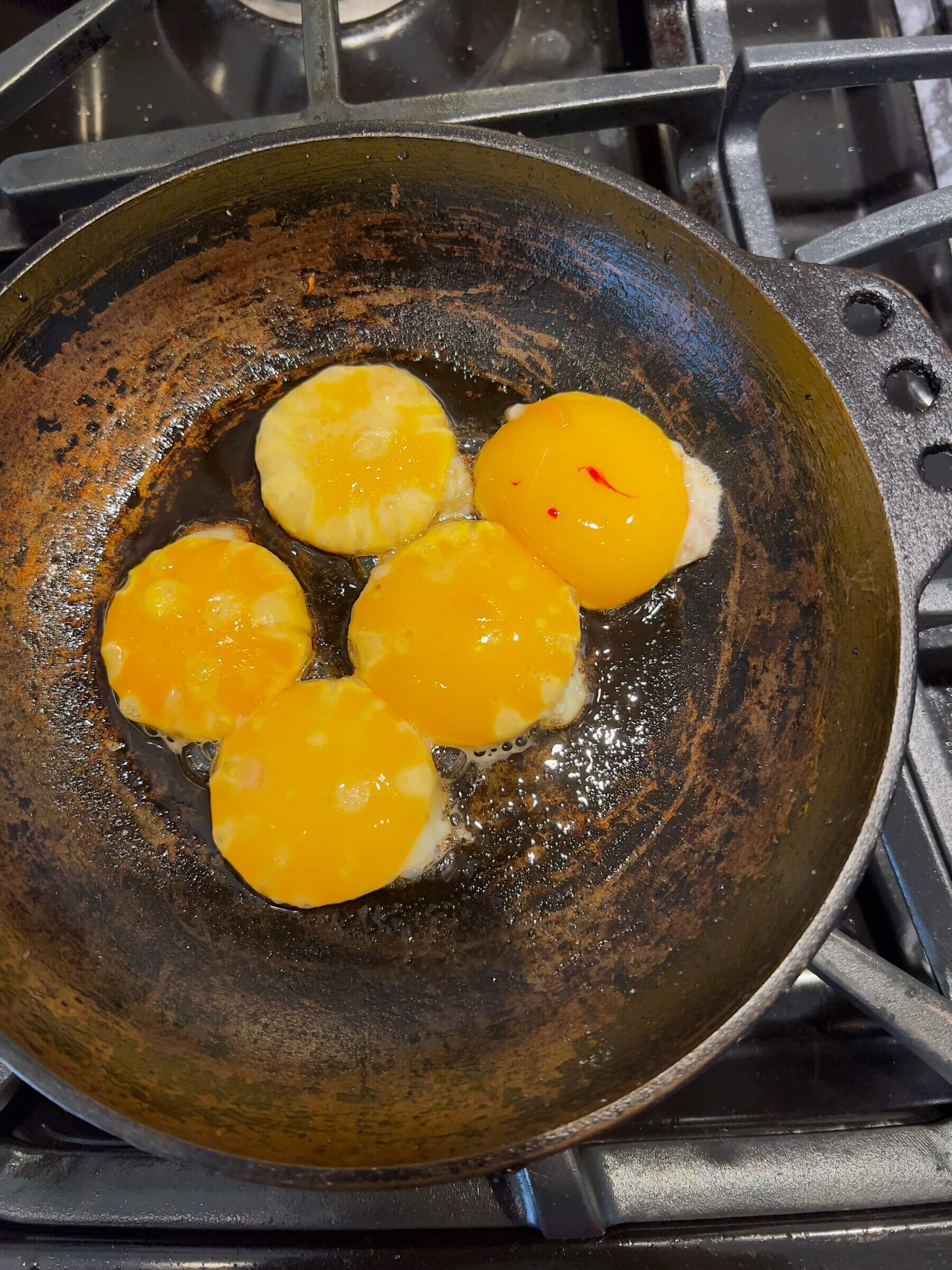 Cooking Eggs in a Skillet