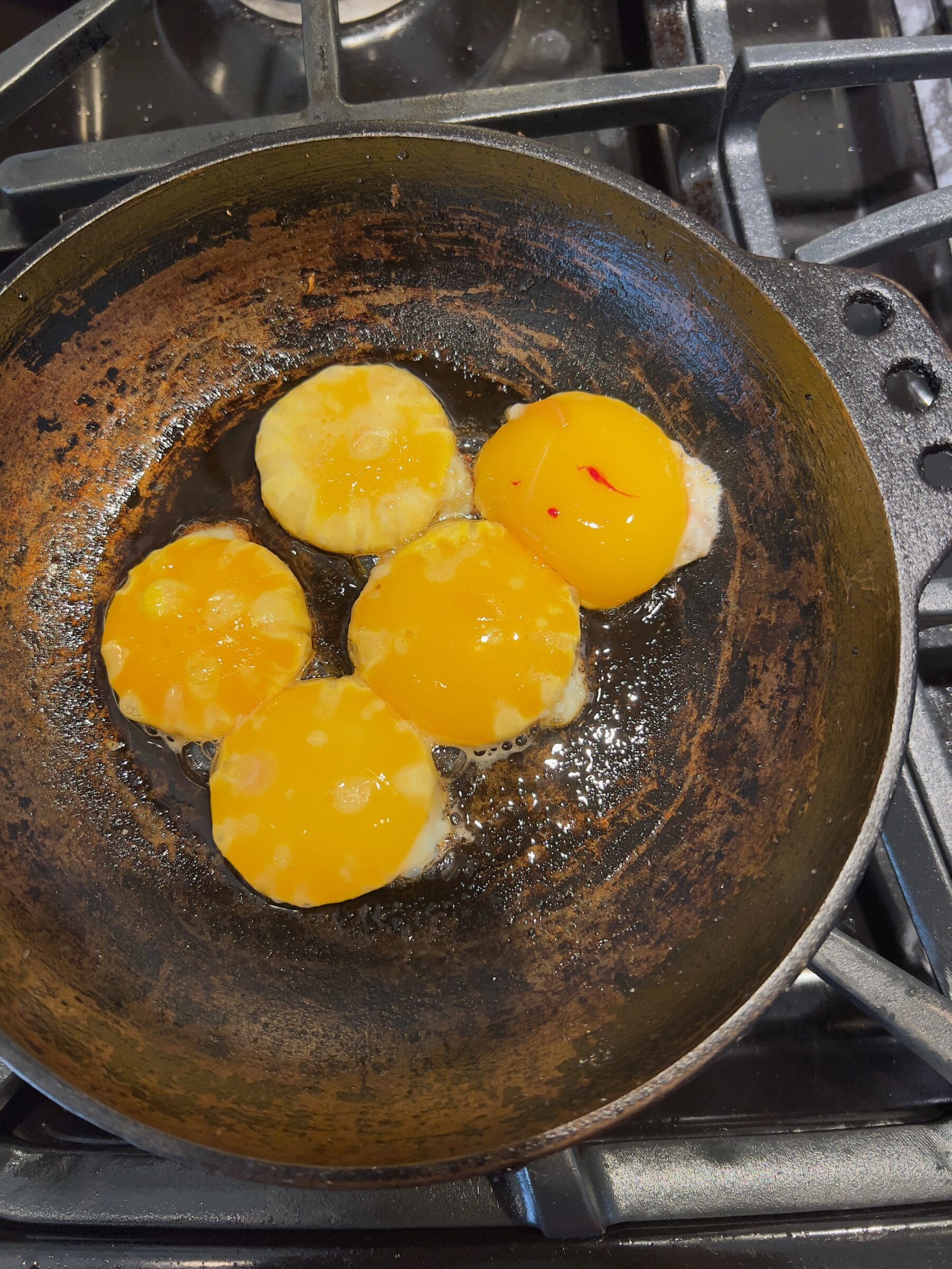 Cooking Eggs in a Skillet
