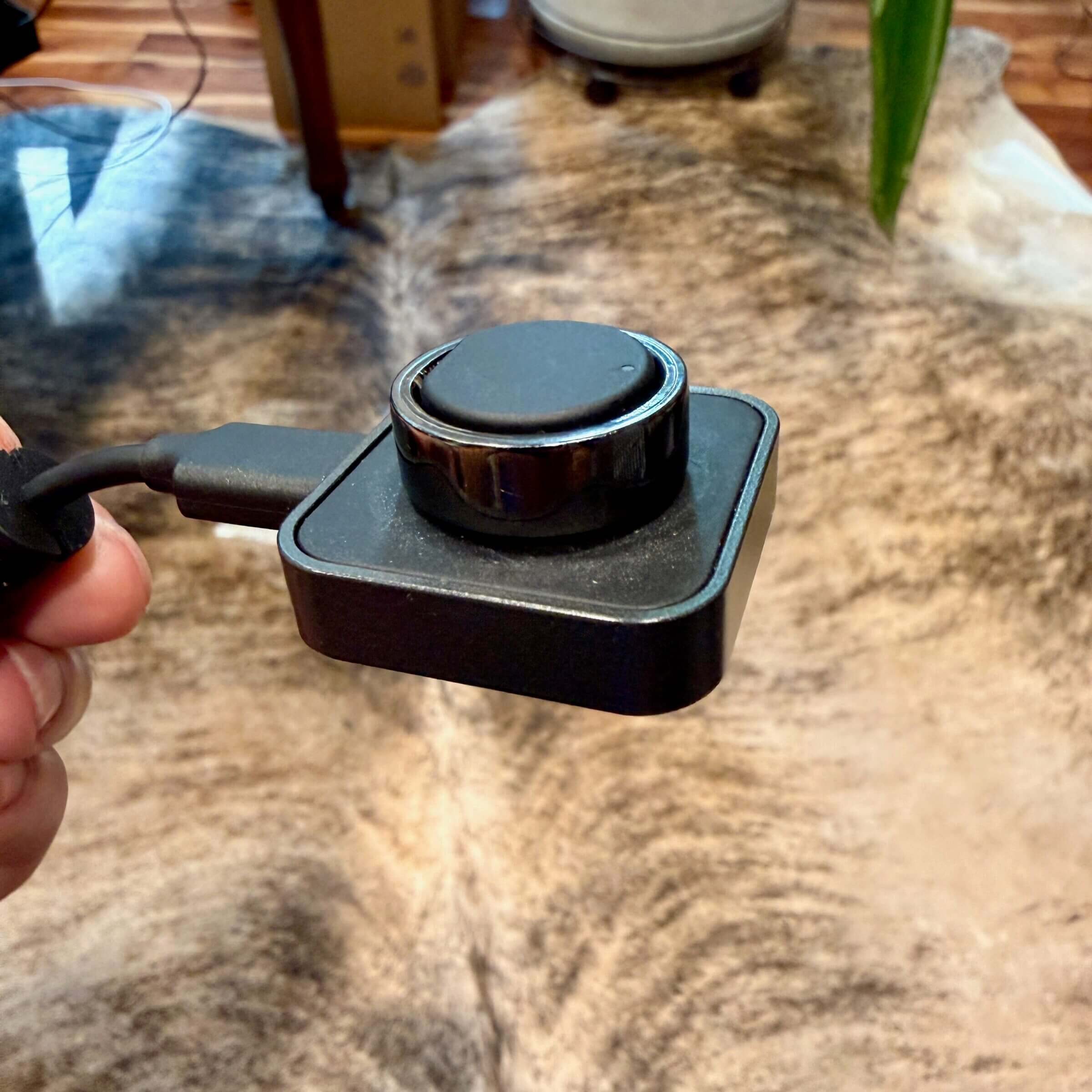 Ultrahuman on its charging dock.