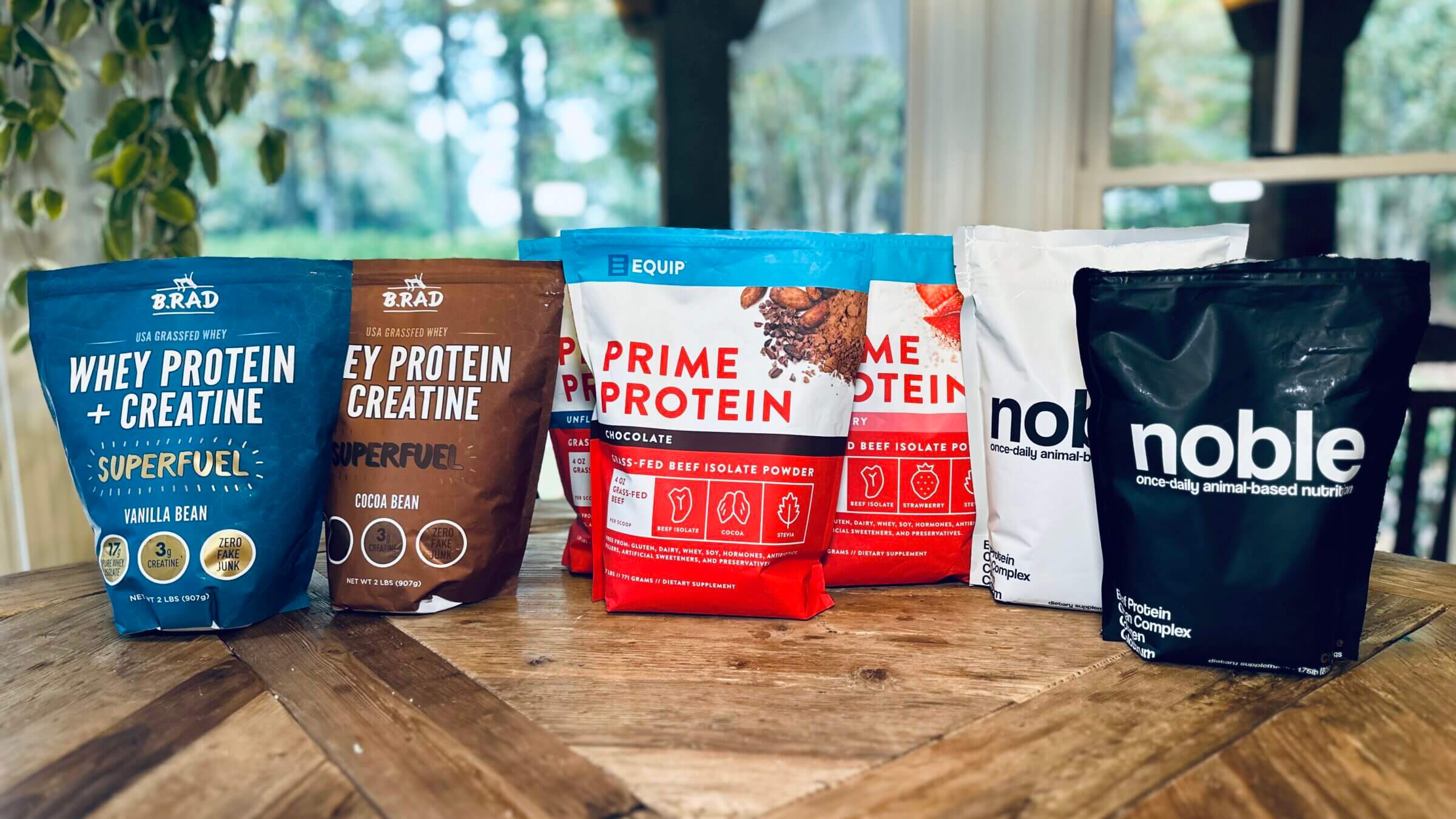 My favorite beef and Whey protein powders 2