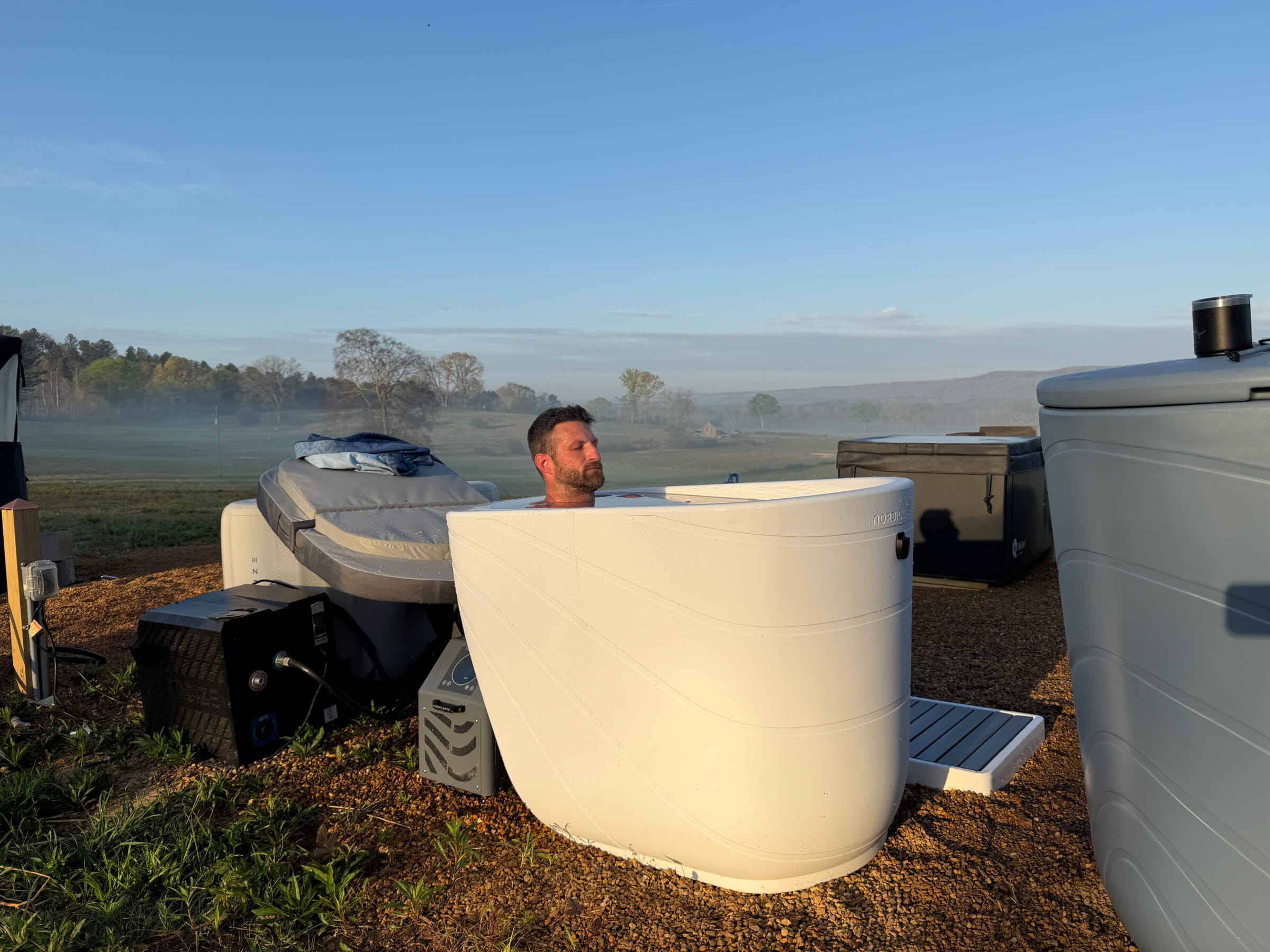 Michael using the Viking Hybrid.